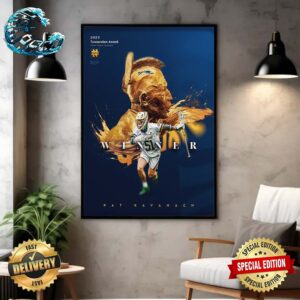 Pat Kavanagh Notre Dame Lacrosse Winner 2024 Tewaaraton Award Home Decor Poster Canvas