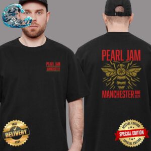 Pearl Jam Dark Matter World Tour 2024 With The Murder Capital Manchester UK Tonight Even Tee At Co-Op Arena On June 25 Two Sides Print T-Shirt