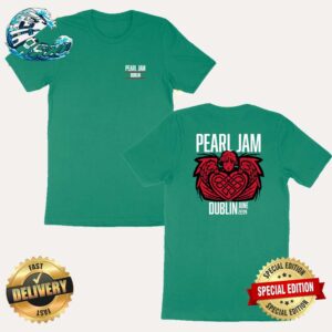 Pearl Jam Dublin At Marlay Park In Ireland On June 22 2024 Two Sides Print Classic T-Shirt