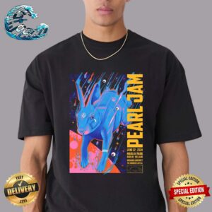 Pearl Jam Merch Poster At Marlay Park In Dublin Ireland On June 22 2024 Richard Ashcroft The Murder Capital Art By Doaly Classic T-Shirt