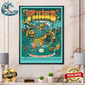 Pixies North America 2024 Tour Starts Tonight In North Charleston SC At Firefly On May 31 Poster Artwork By Martin Ander Poster Canvas