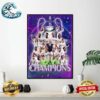 Congratulations Real Madrid Win Their A Por La 15th Champions League Poster Canvas