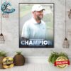 Padraig Harrington Rewriting History With A Record Breaking 3-Peat At The Dick’s Open 2024 Poster Canvas