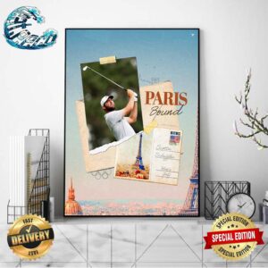 Scottie Scheffler Is Headed To The Olympics Paris Bound 2024 Home Decor Poster Canvas