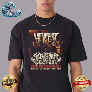 Slaughter To Prevail Biggest Wall Of Death On Earth At Hellfest Mainstage 1 On 27th June 2024 Unisex T-Shirt