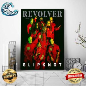 Slipknot x Revolver 25 Years Of Pain Summer 2024 Home Decor Poster Canvas
