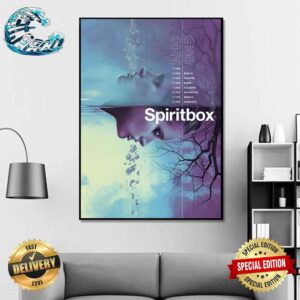 Spiritbox Poster Show 2025 Schedule List Date Wall Decor Poster Canvas