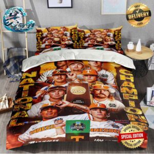 Tennessee Volunteers Baseball Are The 2024 NCAA Men’s College World Series National Champions For The First Time In Program History Bedding Set