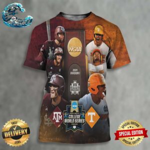 Tennessee Volunteers Baseball Vs Texas A&M Baseball Matchup 2024 NCAA Division I Men’s College World Series Omaha All Over Print Shirt