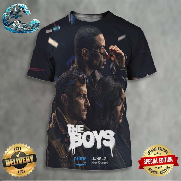 The Boys Season 4 New Poster The Bold And The Batshit Premieres June 13 All Over Print Shirt