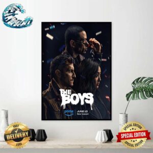 The Boys Season 4 New Poster The Bold And The Batshit Premieres June 13 Wall Decor Poster Canvas