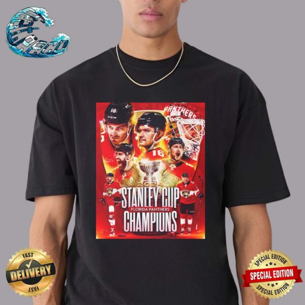 The Florida Panthers Are The 2023-24 NHL Stanley Cup Champions Classic T-Shirt