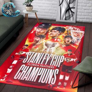 The Florida Panthers Are The 2023-24 NHL Stanley Cup Champions Rug Home Decor