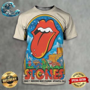 The Rolling Stones Atlanta GA Hackney Diamonds Tour 2024 In Mercedes Benz Stadium On June 7 2024 All Over Print Shirt