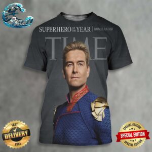 Time Magazine Has Named Superhero Of The Year Homelander All Over Print Shirt