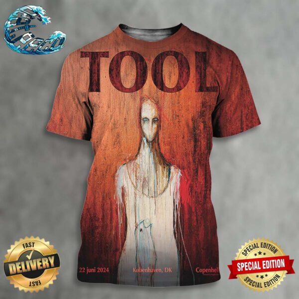 Tool Effing Tool Copenhell Merch Poster Artwork From Pegah Salimi In Kobenhaven DK On Juni 22 2024 All Over Print Shirt