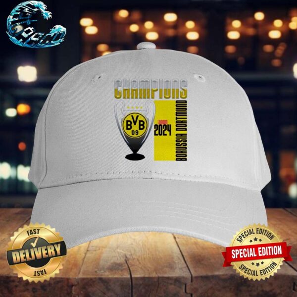 UEFA Champions League Cup 2024 Borussia Dortmund London 2024 Snapback Hat Cap