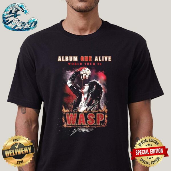 WASP 2024 Album One Alive World Tour 24 Classic T-Shirt