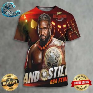 WWE NXT Battleground Oba Femi And Still North American Champion On June 9 2024 All Over Print Shirt