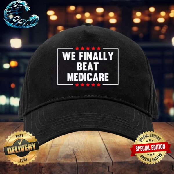 We Finally Beat Medicare Joe Biden Hat Snapback Cap Classic