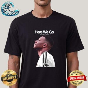 Welcome Kylian Mbappe To Real Madrid Here We Go Vintage T-Shirt