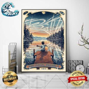 311 Official Poster On July 26th 2024 In Interlochen MI At Kresge Auditorium Wall Decor Poster Canvas