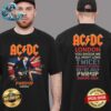 Official ACDC Whole Lotta London 2024 Tour Showcasing Every Show ACDC Has Played In London Since 1976 Premium T-Shirt