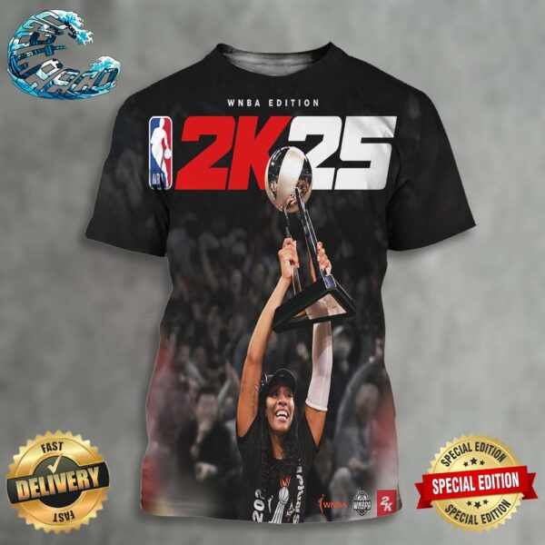 A’ja Wilson Is Our NBA 2K25 WNBA Edition Cover Athlete All Over Print Shirt