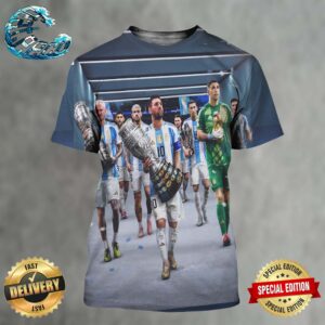Back-To-Back Copa America 2024 Wins For Argentina All Over Print Shirt