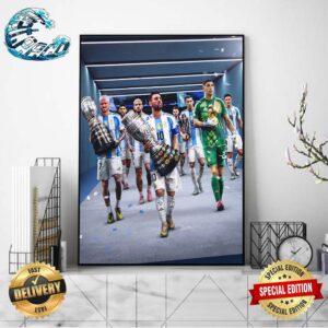 Back-To-Back Copa America 2024 Wins For Argentina Home Decor Poster Canvas