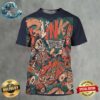 Blink-182 Giant Robot Rabbit Defending The Ballpark Official Concert Poster Tonight In Boston MA At Fenway Park On July 23 One More Time Tour 2024 All Over Print Shirt