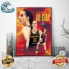 Congrats Caitlin Clark And Angel Reese Have Been Named 2024 WNBA Rookie All-Stars Wall Decor Poster Canvas