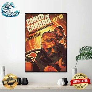 Coheed And Cambria At Mountain American Center In Idaho Falls On July 15 2024 Poster Canvas