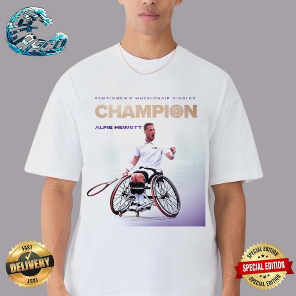 Congrats Alfie Hewett Gentlemen’s Wheelchair Singles Champion 2024 Unisex T-Shirt