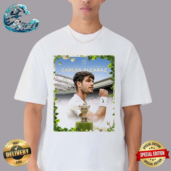 Congrats Carlos Alcaraz Is The 2024 Gentlemen’s Singles Champion T-Shirt
