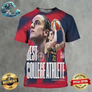 Congratulations To Caitlin Clark For Winning The ESPY For Best College Athlete All Over Print Shirt