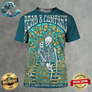 Dead And Company Concert Poster By Gregg Gordon For July 11th 2024 At Sphere In Las Vegas NV All Over Print Shirt
