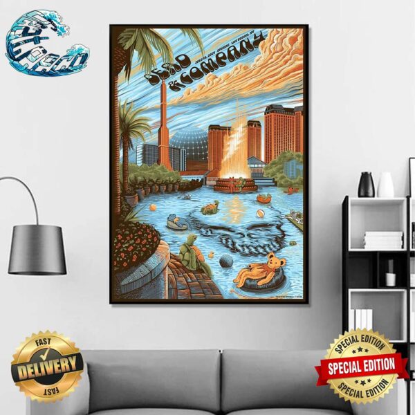 Dead And Company Hello Saturday Night At Sphere In Las Vegas NV On July 13 2024 Home Decor Poster Canvas