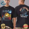 Def Leppard Pyromania Tour 2024 In Detroit MI On July 18 2024 Two Sides Print Vintage T-Shirt