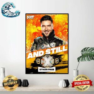 Ethan Page And Still WWE NXT Champion On July 16 2024 Home Decor Poster Canvas