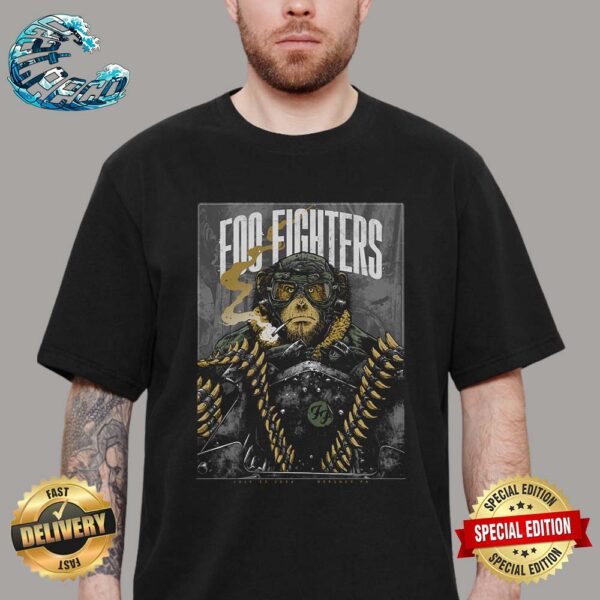 Foo Fighters At Hersheypark Stadium On July 23 2024 In Hershey PA US Vintage T-Shirt