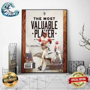 Jarren Duran Is Your MLB All Star Game 2024 MVP Home Decor Poster Canvas