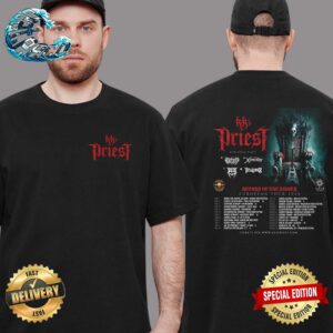 KK’s Priest With Special Guests Return Of The Sinner European Tour 2024 Schedule List Date Two Sides Print T-Shirt