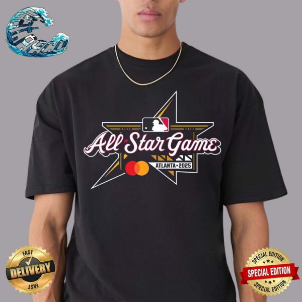 MLB All Star Game Atlanta 2025 Official Logo Vintage T-Shirt