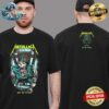 Metallica Official Tee RTL Vintage Tracks Celebration Of The 40th Anniversary Ride The Lightning Two Sides Print Unisex T-Shirt