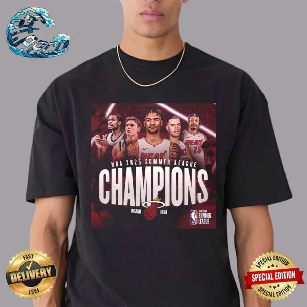 NBA 2K25 Summer League Miami Heat Champions Premium T-Shirt