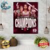 Miami Heat Undefeated Undaunted Undisputed Summer League Champs NBA 2K25 Summer League Champions  Wall Decor Poster Canvas