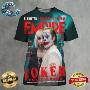 New Look At Joker 2 Official Empire’s World-Exclusive Joker Folie A Deux Magazine Covers All Over Print Shirt