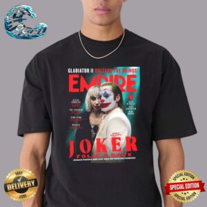 New Look At Joker 2 Official Empire’s World-Exclusive Joker Folie A Deux Magazine Covers Vintage T-Shirt