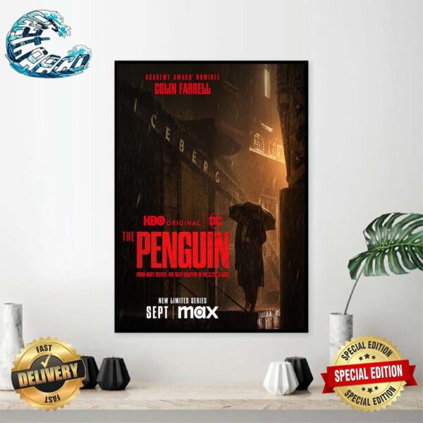 New Poster For The Penguin Releasing On Max In September Home Decor Poster Canvas